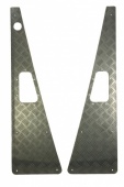 RIGHT HAND AERIAL GREY WING TOP CHEQUER PLATE KIT - DEFENDER