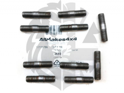 Image of 3650, a 'STUD 3/8 BSF BELLHOUSING SERIES 11 - 111' part