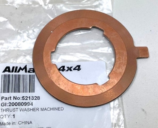 Image of 521328, a 'GEARBOX AND TRANSFER BOX THRUST WASHER SERIES 111' part