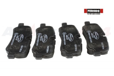 Image of LR015519G (LR015519AP), a 'BRAKE PAD SET REAR FERD RRS-DIS4 10>' part
