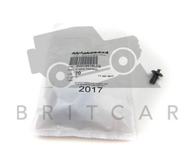 Image of MWC9918LCS, a 'DOOR TRIM CLIP LIGHT GREY DEFENDER' part