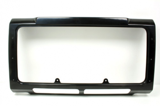 Image of TF276, a 'AIR-CONDITIONING FRONT GRILL SURROUND BLACK GLOSS - DEFENDER' part