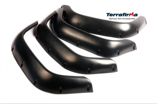 Image of TF280, a 'STANDARD WHEEL ARCH KIT IN GLOSS BLACK - DEFENDER ' part