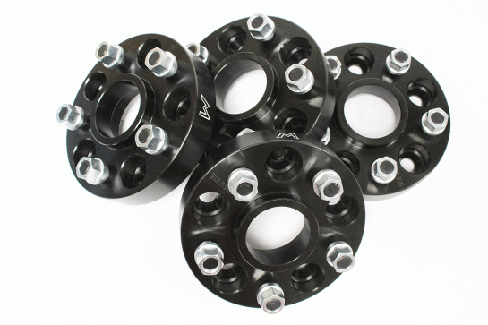 Image of TF302B, a 'WHEEL SPACERS 30MM SET OF 4 - BLACK' part
