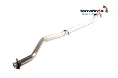 Image of TF550, a 'TERRAFIRMA SILENCER REPLACEMENT PIPE - DEFENDER 90 200TDI 1990-1994' part