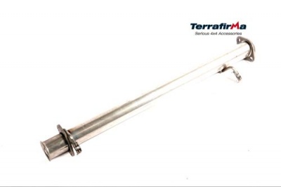 Image of TF558, a 'TERRAFIRMA SILENCER REPLACEMENT PIPE DISCOVERY 1 300TDI 1994-1998' part
