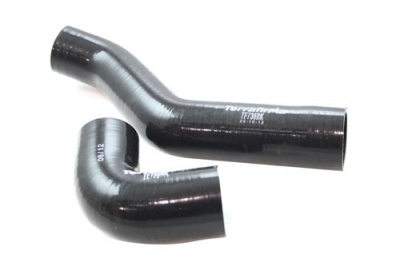 Image of TF736, a 'BLACK SILICONE INTERCOOLER HOSE KIT - 300TDI DEFENDER, DISCOVERY & RRC' part