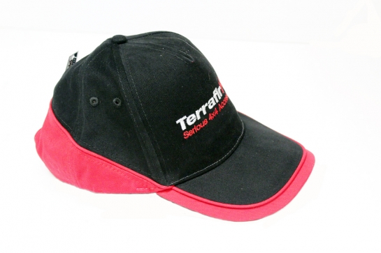 Image of TF788, a 'TERRAFIRMA BLACK AND RED COMPETITION CAP' part