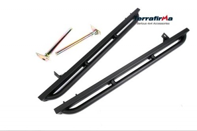 Image of TF801, a 'ROCK SLIDERS WITH TREE BARS - DEFENDER 90' part