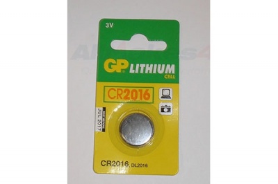 Image of YWK000010, a 'BATTERY REMOTE HANDSET CR2016 - RANGE ROVER 2002 TO 2009' part