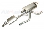 EXHAUST CENTRE AND REAR SECTION - VEHICLES WITH CAT - RANGE ROVER CLASSIC