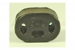 EXHAUST RUBBER MOUNT  4-HOLE - DEFENDER - DISCOVERY 1 + 2 - RANGE ROVER CLASSIC + P38