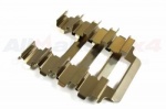 BRAKE PAD RETAINING KIT FRONT - DISCOVERY 3 + 4 - RANGE ROVER VOGUE + SPORT