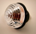 INDICATOR ASSEMBLY FRONT - CLEAR WITH ORANGE BULB - DEFENDER