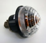 INDICATOR ASSEMBLY FRONT - CLEAR WITH ORANGE BULB - DEFENDER
