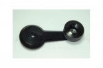 FRONT DOOR WINDOW REGULATOR HANDLE ASSEMBLY - RANGE ROVER CLASSIC