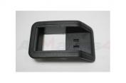 ESCUTCHEON - DOOR LOCK BLACK - RANGE ROVER CLASSIC - DEFENDER - DISCOVERY 1