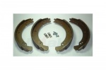 FRONT AND REAR 10 INCH BRAKE SHOES AXLE SET - LAND ROVER SERIES 1 - 11 - 111 - DEFENDER 90