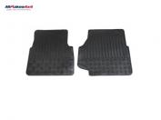 RUBBER MAT SET - FRONT - DEFENDER 2007 MODELS FROM VIN CA000001 ONWARDS