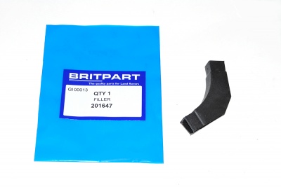 Image of 201647, a 'FRONT DOOR FILLER STRIP - DEFENDER 1987-2006' part