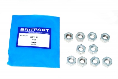 Image of 2096, a 'NUT 7/16 BSF HEX SERIES' part