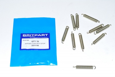 Image of 231116, a 'REVERSE STOP SPRING GEAR LEVER SERIES 1 - 11 - 111' part