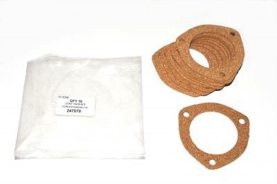 Image of 247070, a 'GASKET CAMSHAFT REAR PLATE 2.25 PETROL SERIES 111' part