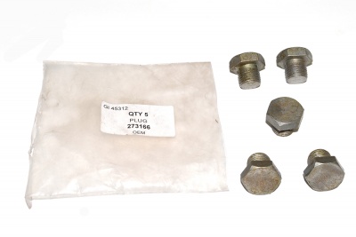 Image of 273166, a 'PLUG REAR OF BLOCK 2.25 S11/111' part