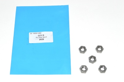 Image of 2828, a 'NUT 5/16 WHITWORTH PLAIN' part