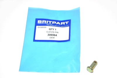 Image of 306564, a 'DOOR HINGE STAY CLEVIS PIN SERIES 111 - DEFENDER' part
