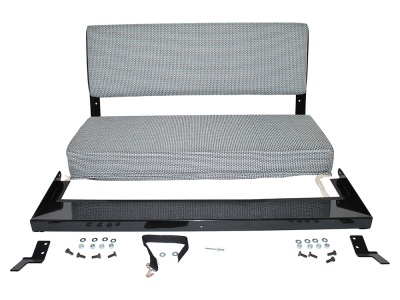 Image of 320737CG, a 'REAR BENCH SEAT 2 MAN BLACK VINYL ' part