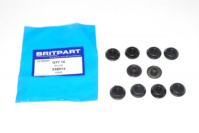 Image of 338013, a 'BLANKING GROMMET 9.5MM' part