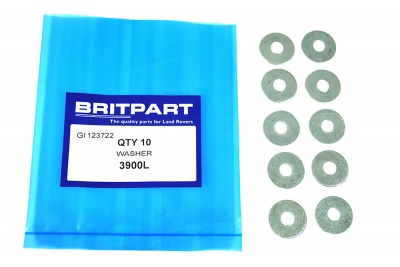 Image of 3900L, a 'WASHER 1/4 FLAT PLAIN' part