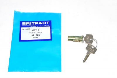 Image of 391523, a 'LOCK BARREL TOP TAILGATE RANGE ROVER CLASSIC' part