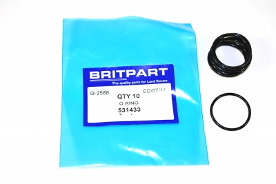 Image of 531433, a 'LOWER SWIVEL PIN O RING - LAND ROVER SERIES 111' part