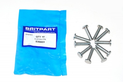 Image of 536803, a 'CLUTCH CROSS SHAFT LOCATING PIN SERIES 11' part