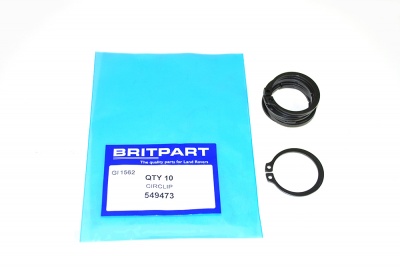 Image of 549473, a 'CIRCLIP FRONT + REAR HALFSHAFT DEFENDER' part