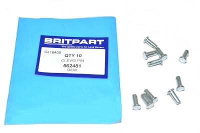 Image of 562481, a 'CLEVIS PIN THROTTLE CABLE SERIES 3 - RANGE ROVER CLASSIC' part