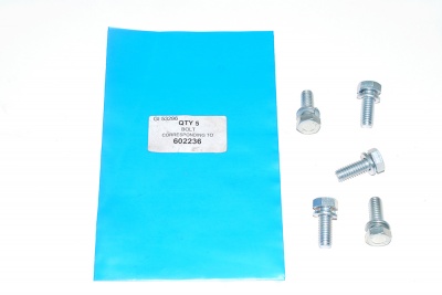 Image of 602236, a 'BOLT 5/16 UNC X 23MM V8 V GASKET' part