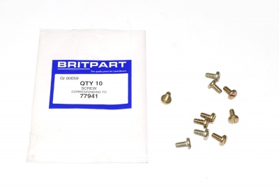 Image of 77941, a 'SCREW 2BA X 1/2 INCH' part