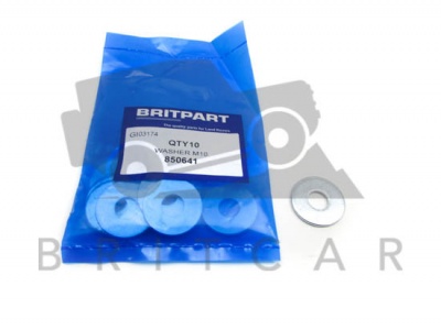 Image of 850641, a 'WASHER M10 FLAT' part