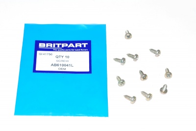 Image of AB610041L, a 'SCREW M8 X 12 SELF TAPPING' part