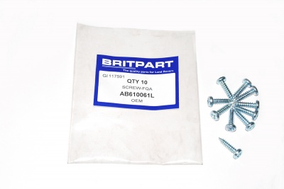 Image of AB610061L, a 'SCREW NO10 X 3/4' part