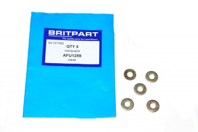 Image of AFU1259, a 'WASHER M6 PLAIN - DEFENDER - P38 RANGE ROVER' part
