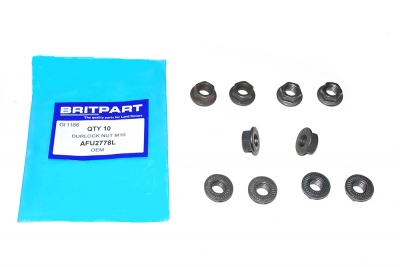 Image of AFU2778L, a 'NUT M10 PLAIN FLANGED' part