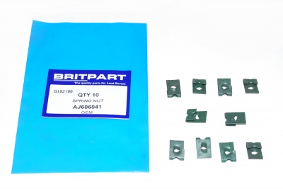 Image of AJ606041, a 'NUT - HEX. - U-BOLT' part