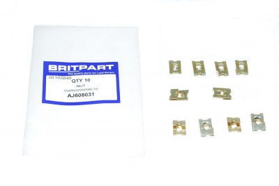 Image of AJ608031, a 'NUT NO8 SPRING' part