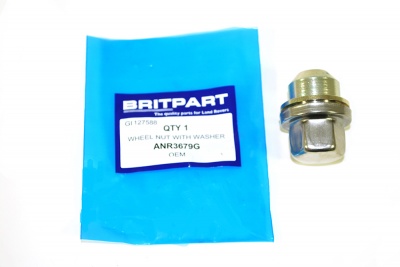 Image of ANR3679G, a 'NUT-ALLOY WHEEL DISCOVERY 11 - RANGE ROVER P38 NRR' part