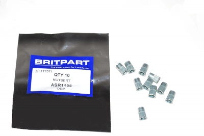 Image of ASR1185, a 'NUTSERT M5 BLIND - DEFENDER - RANGE ROVER VOGUE' part