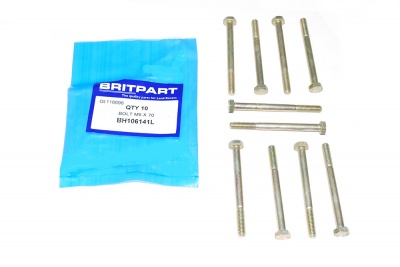 Image of BH106141L, a 'BOLT M6 X 70MM PART THREADED' part